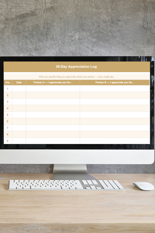 Couples Therapy Worksheets — Complete Bundle