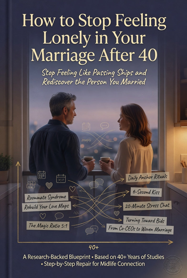 Marriage After 40: How to Stop Feeling Lonely and Rebuild Emotional Intimacy