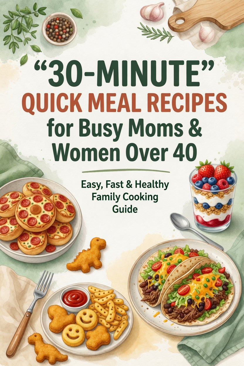 30-Minute Healthy Meals for Busy Women Over 40 | Quick Family Recipes