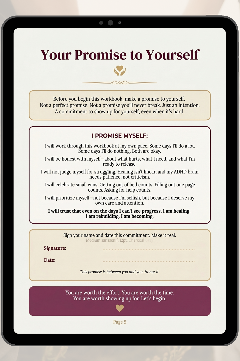 The Divorced Woman's 30-Day ADHD Reset Workbook: From Chaos to Calm After 40