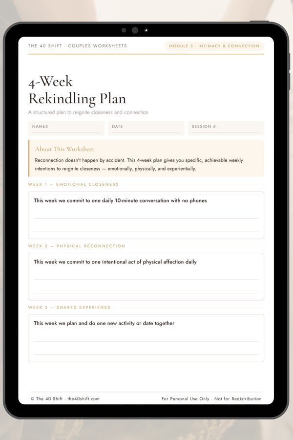 Couples Therapy Worksheets — Complete Bundle
