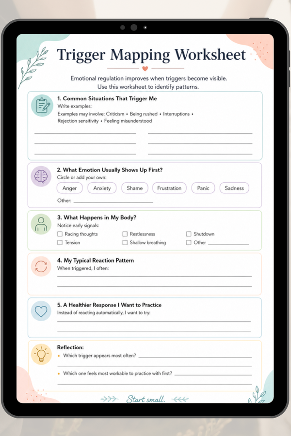 ADHD Executive Function Planner for Adults | Dopamine Menu, Brain Dump & Focus Pages