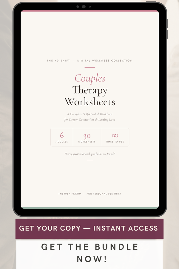 Couples Therapy Worksheets — Complete Bundle