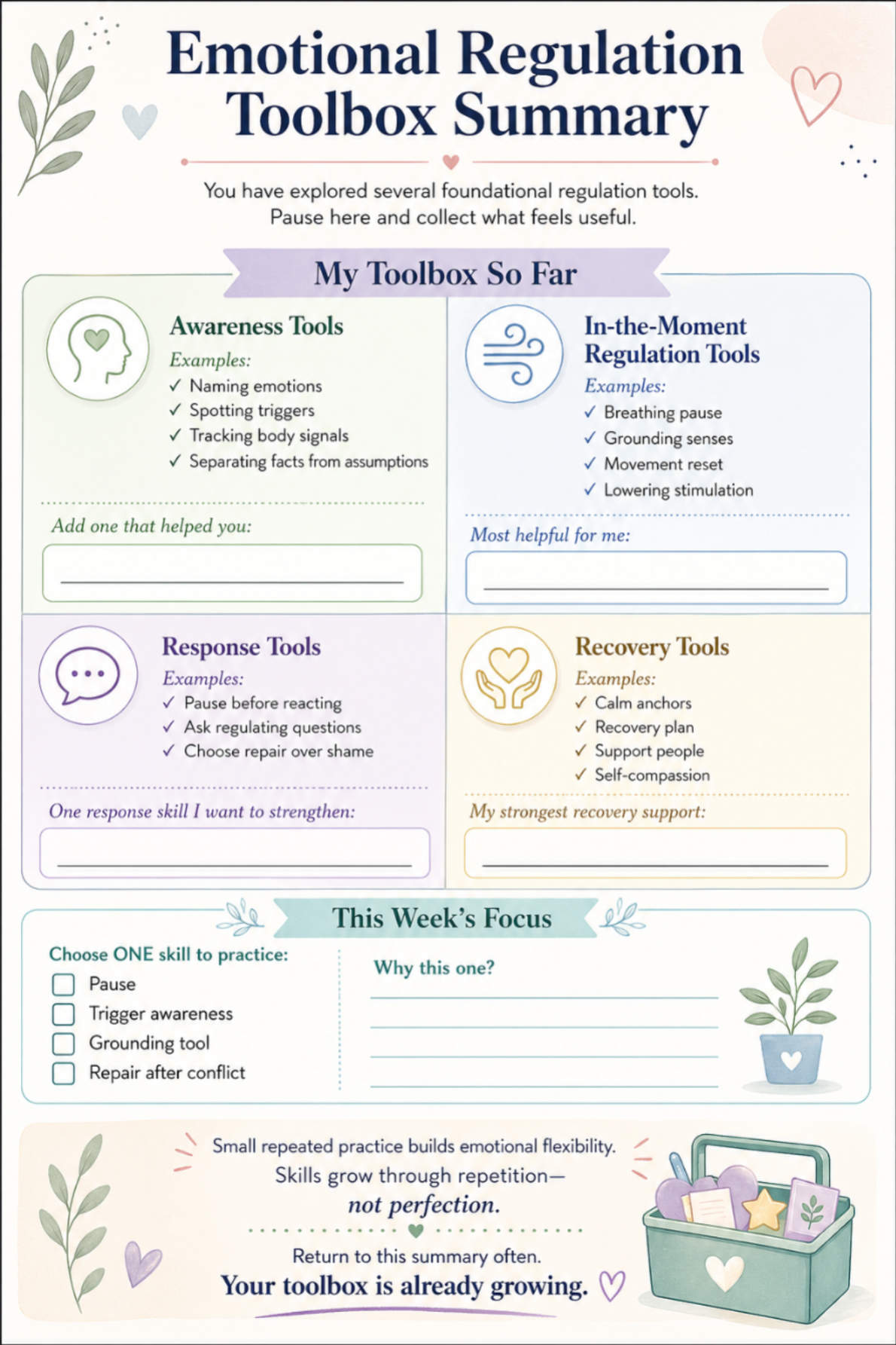ADHD Executive Function Planner for Adults | Dopamine Menu, Brain Dump & Focus Pages